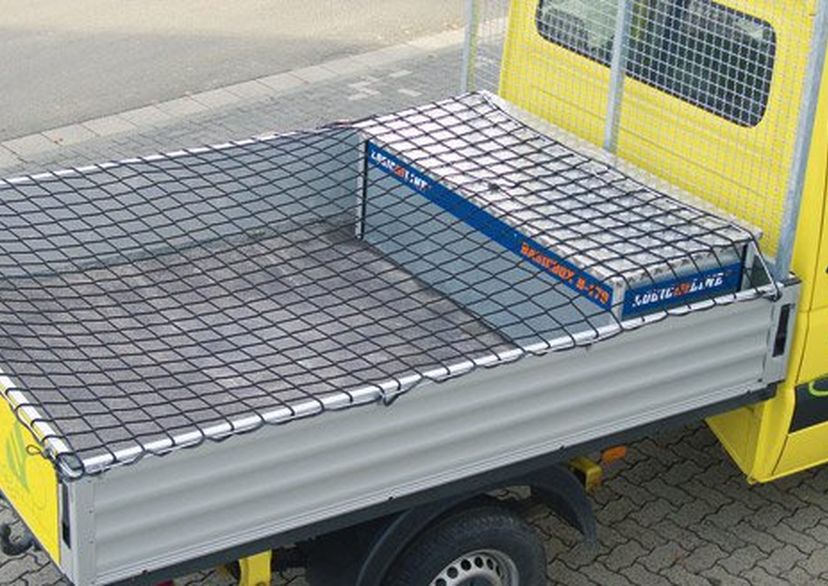 load securing, cover net for truck beds and flatbeds,  cover net