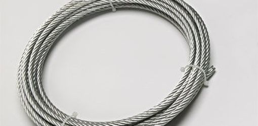 steel cable, galvanised, equipment for safety nets