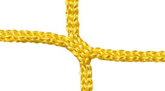 Knot, PP 4 mm, yellow, detail picture