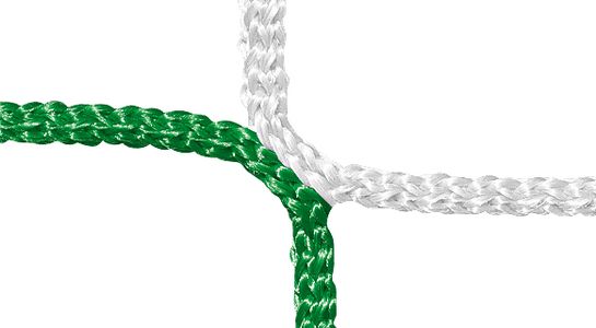 Knot, PP 4 mm, green/white, detail picture
