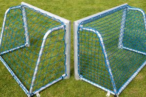 Mini goal net made of polypropylene