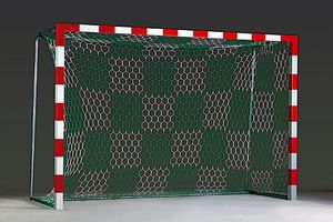 Goal net made of polypropylene