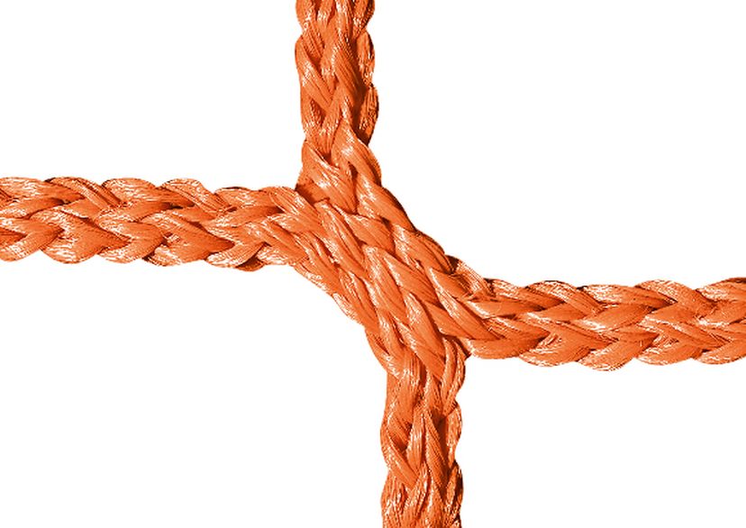 Knot, PP 5 mm, orange, detail picture