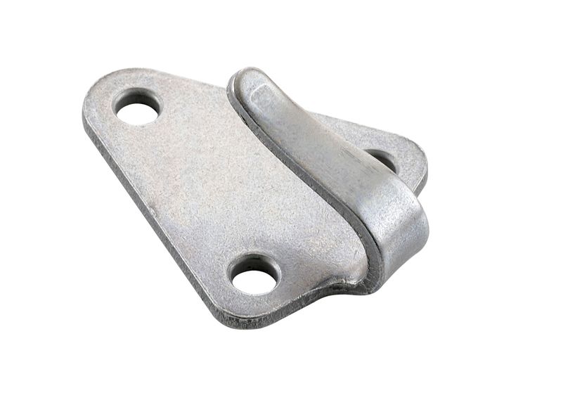 Screw-in zink-nickel coated hook, 17 mm opening, detail picture