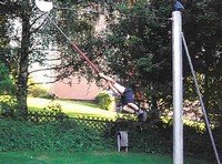 Seilbahn für Kinderspielplatz