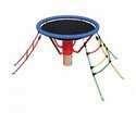 Playground equipment with eagle's nest