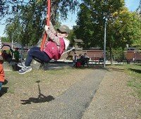 Rasenschutz Matte für Seilbahn