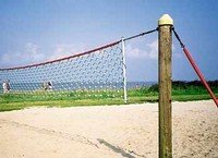 Volleyballnet at a beach