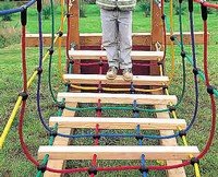 Hängebrücke für Spielplätze