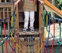 Hängebrücke für Spielplätze