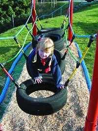 Brücke für Spielplätze