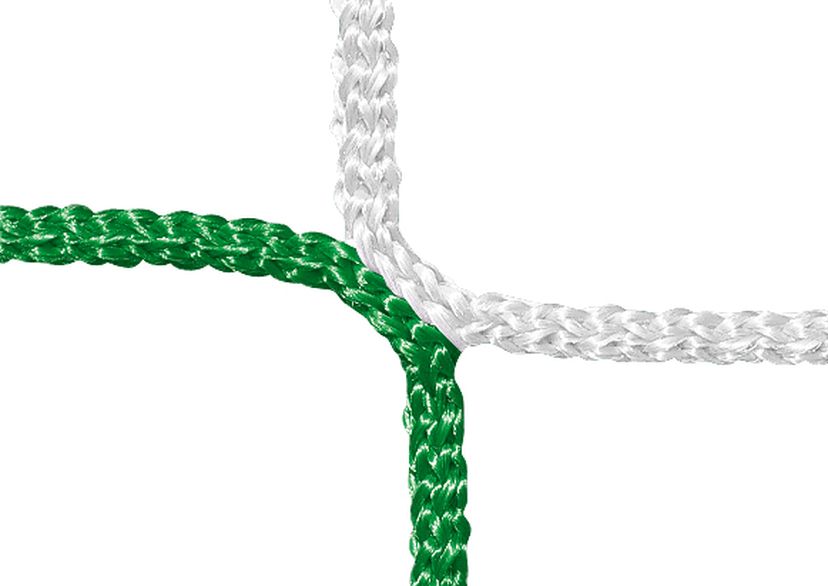 Knot, PP 4 mm, green/white, detail picture