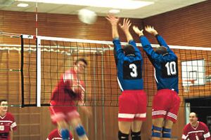 Volleyball tournament net made of Polypropylene