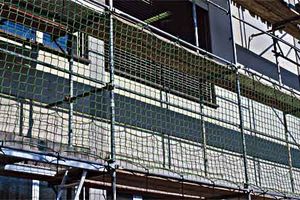 Brick Guardrail Net in green