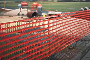 fence made of polyethylene