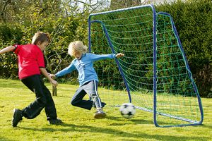 Mini goal net made of polypropylene