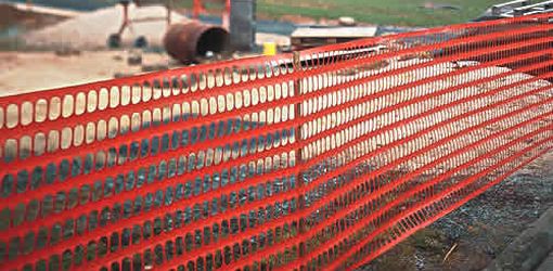 fence made of polyethylene