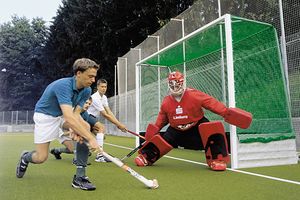 Field hockey goal net made of polypropylene