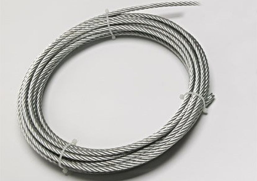 steel cable, galvanised, equipment for safety nets