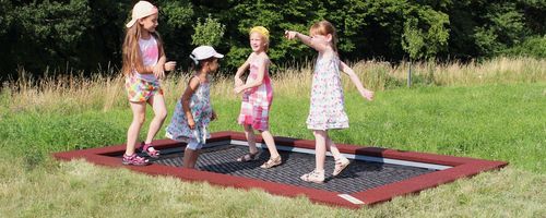Trampolines are always in fashion