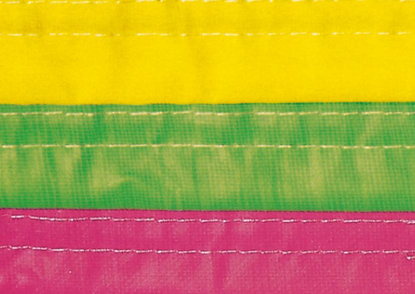 Headband in neon yellow, neon green and neon pink