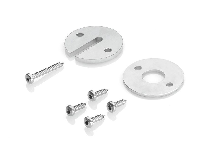 Plates for chain coupling including screws