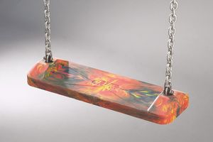 Safety swing seat, Multicoloured, without chains
