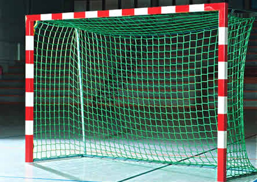 Goal net made of polypropylene