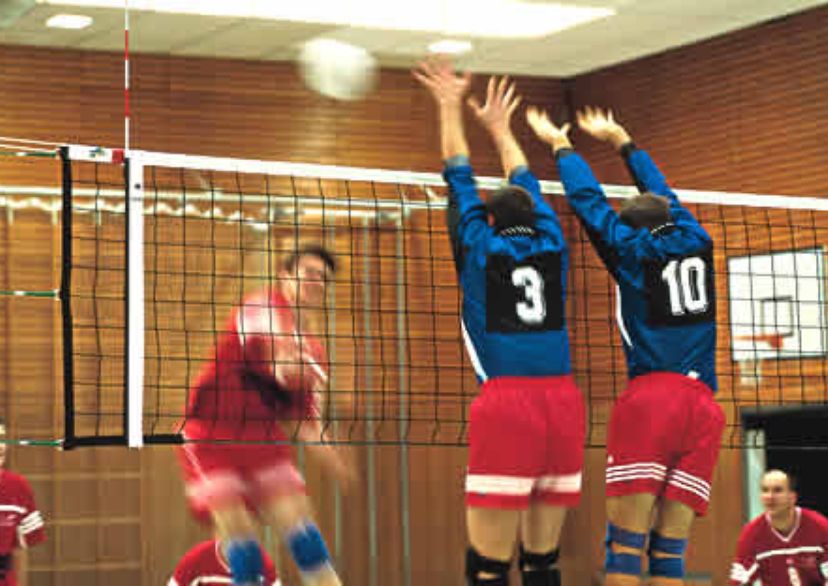 Volleyball-Tuniernetz aus Polypropylen