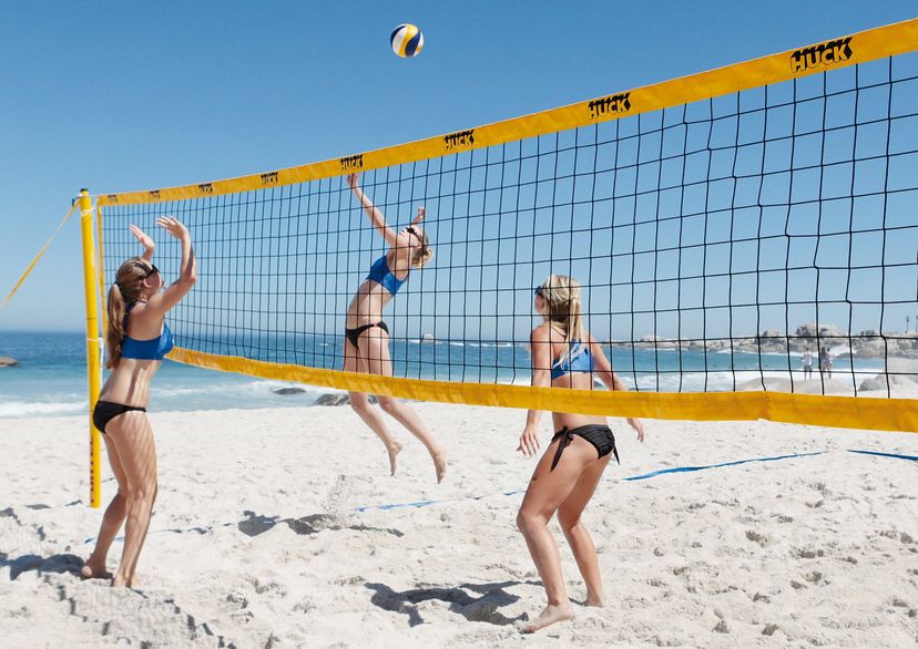 Beach-Volleyball Trainingsetz aus Polyethylen