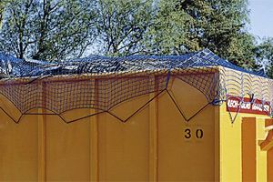 load securing, cover net for container, cover net