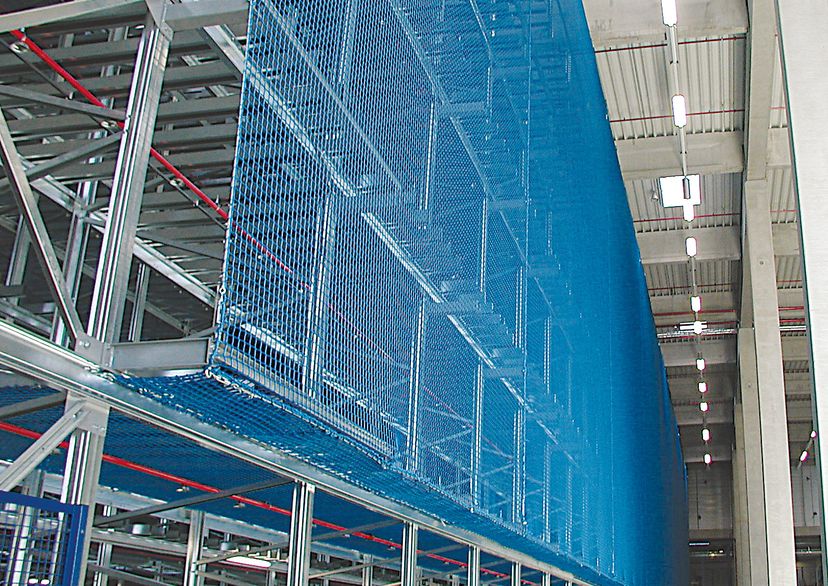 pallet rack safety net, polypropylene, high quality