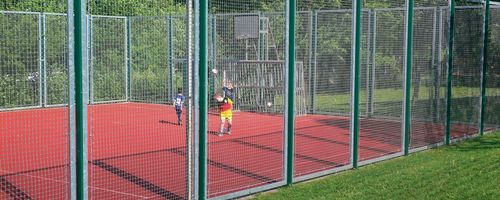 “Dralo” Ball Stop Fencing is Quiet and Safe