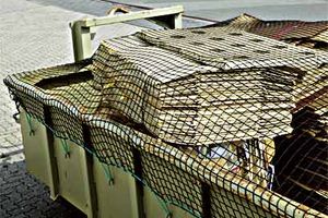 load securing, cover net for container, cover net