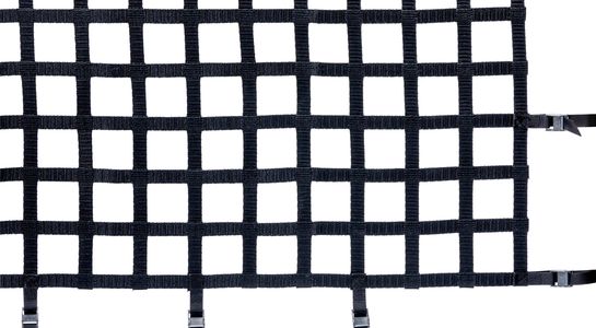 Webbing net, 25 mm, Mesh size: 100 mm, with belt snap buckle, detail picture
