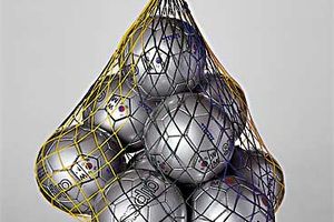 Ball carrier net made out of Polypropylene