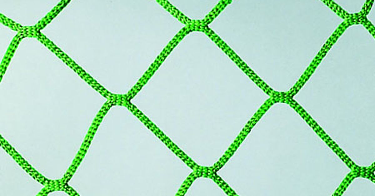 HUCK Safety Net 12,50 x 20.50 m, Mesh: 100 mm, with border rope - Made ...