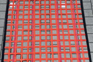 Rear seat luggage net