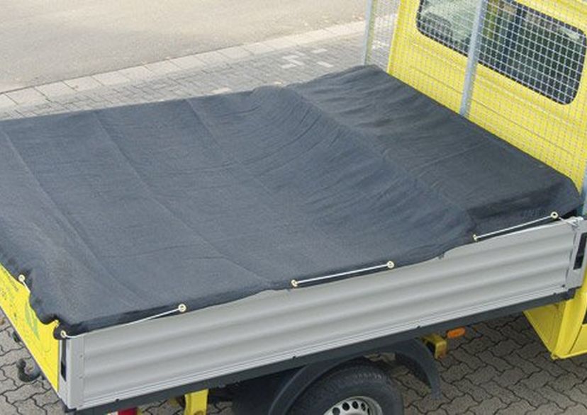 Ladungssicherung für Container, Sandkastenabdeckplane,  Polyethylen, Abdeckplane, Container