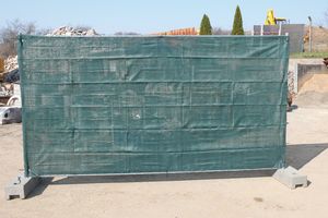 fence made of polyethylene