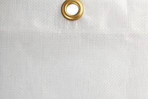 Tarpaulin panel made of hdpe fabric