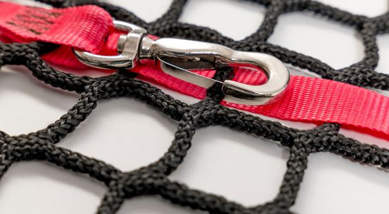Rückbank-Ladungssicherungsnetz - Karabiner