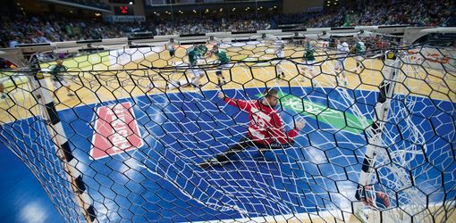 Kameraoptimiertes Handball-Tornetz für die Bundesliga