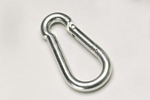 carabiner hook, hook attached to the net
