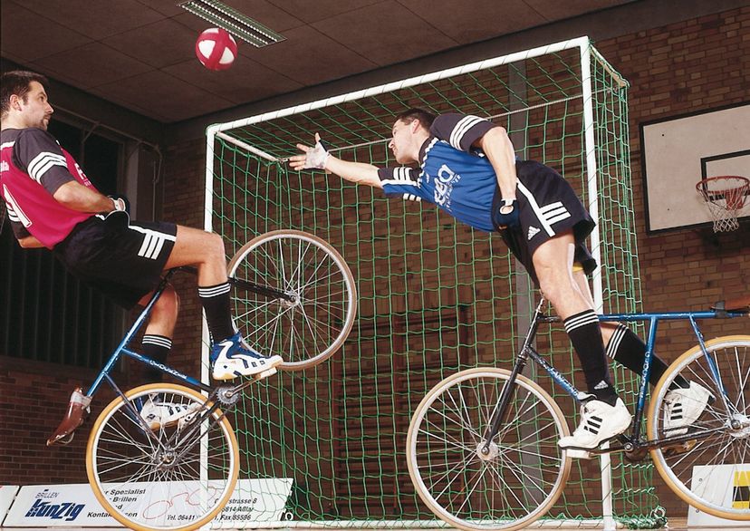 Cycle ball goal net made of Polypropylene