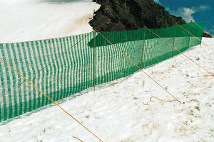 fence made of polyethylene