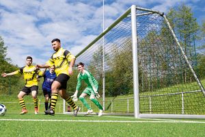 Goal net made of polyethylene