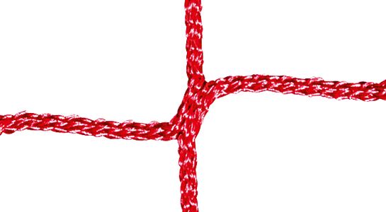 Knoten, PP 3 mm, rot, Detailbild