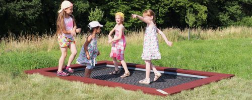 Trampolines are always in fashion