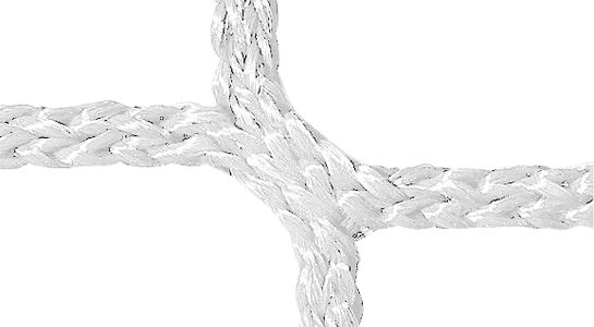 Knot, PP 5 mm, white, detail picture